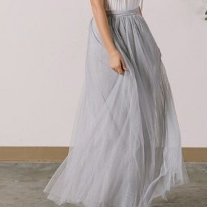 Morning Lavender Anabelle Full Tulle Maxi Skirt